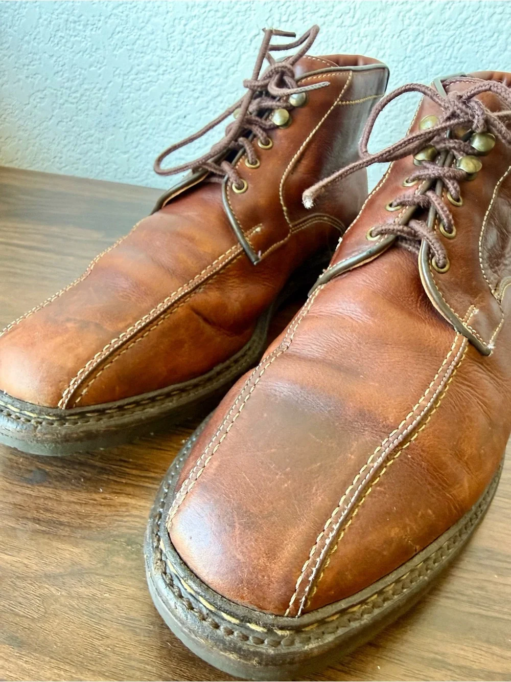 Allen Edmonds Brown Leather Chukka Boots